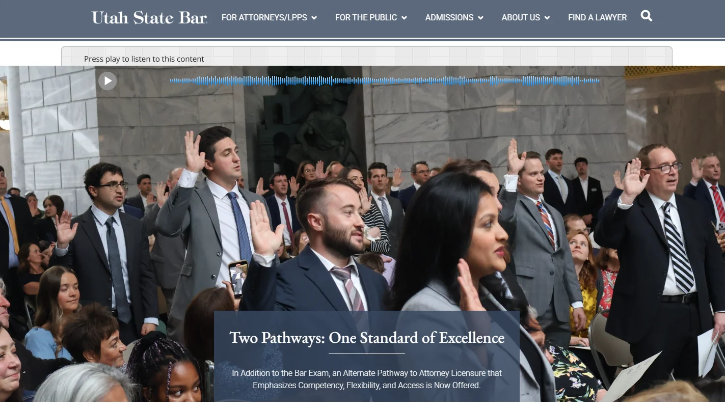 Utah innovates with skills-based alternative to traditional bar exam 1 Utah innovates with skills-based alternative to traditional bar exam